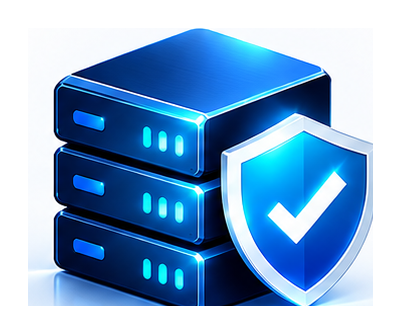 Serverman.com server and shield mark